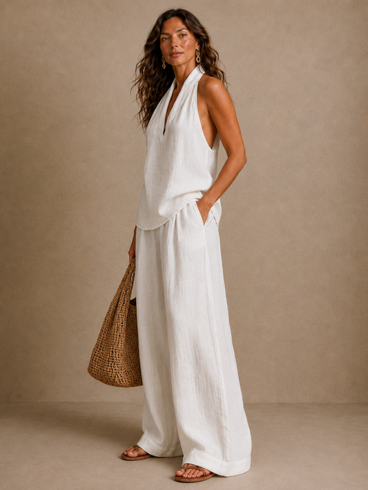 Conjunto sin mangas Zoë™ con pantalón de pierna ancha