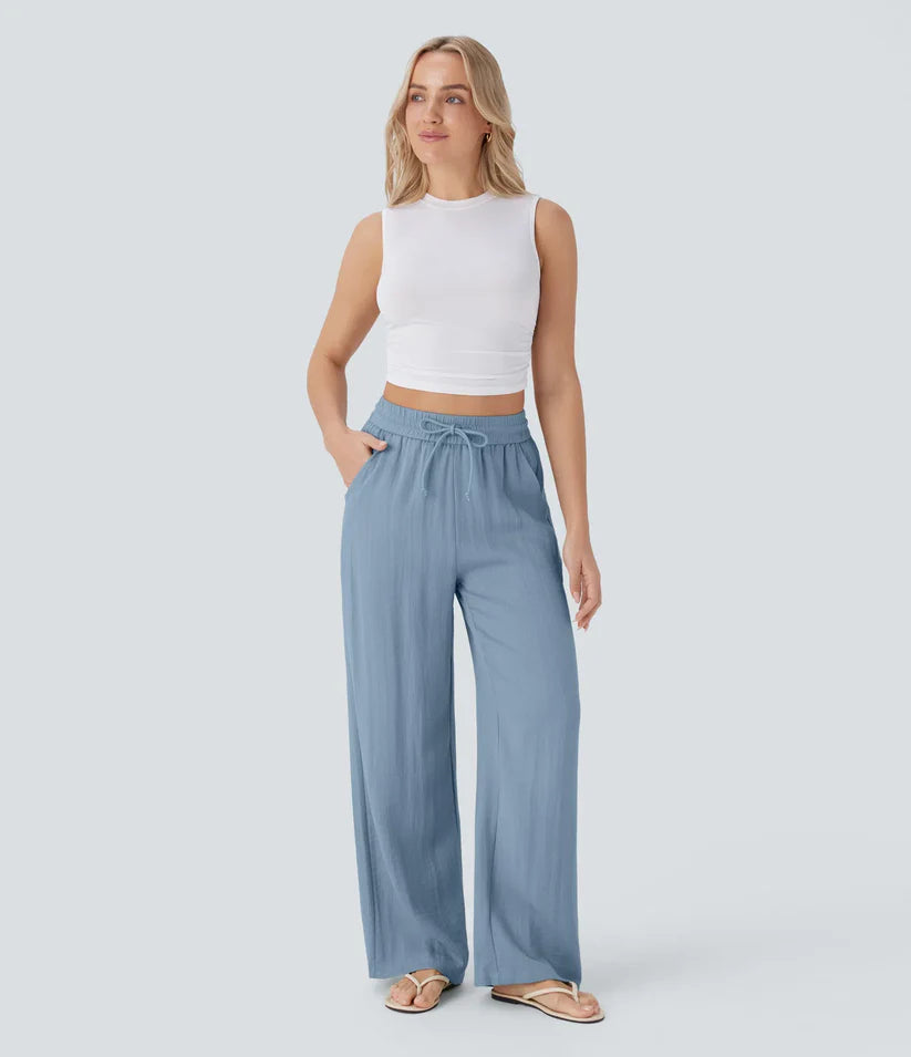 Martina - Pantalones Lino