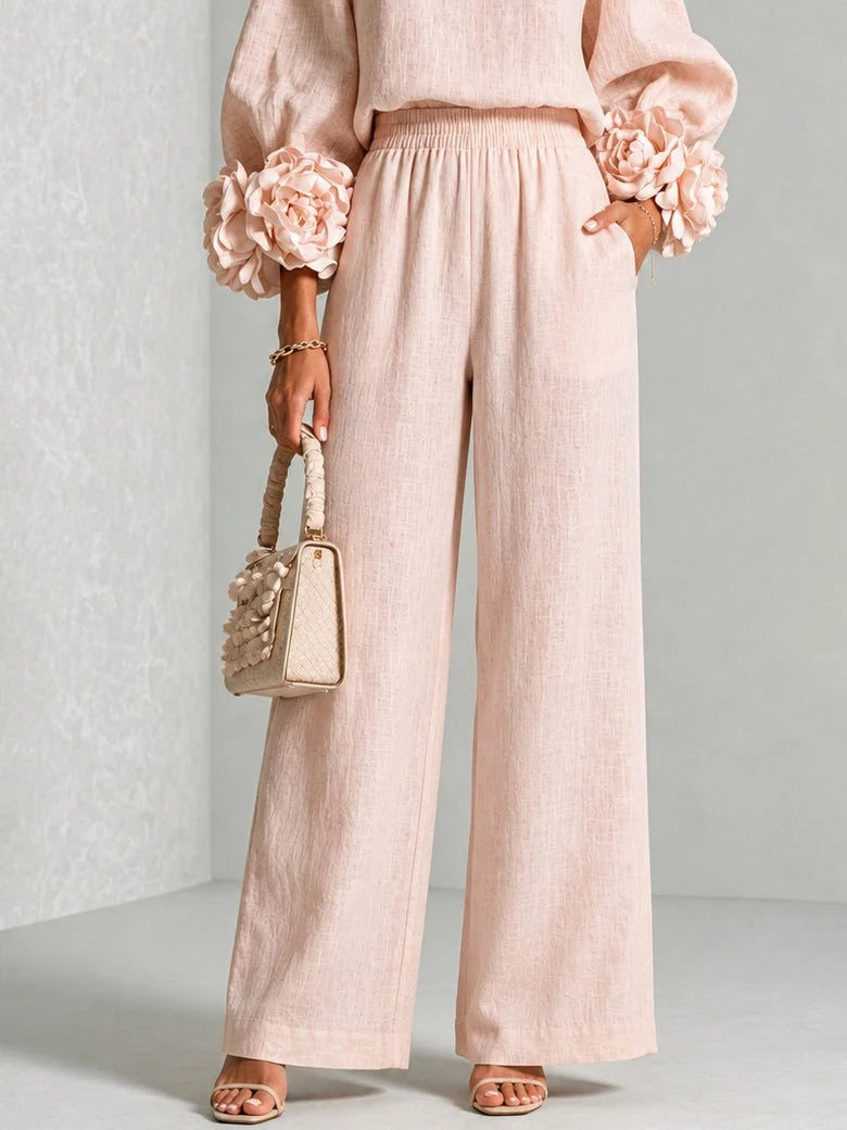 ROSALIA - CONJUNTO DE DOS PIEZAS CON PULSERA FLORAL