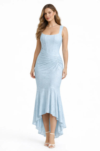 Aurelia - Vestido Maxi de Tirantes Drapeado