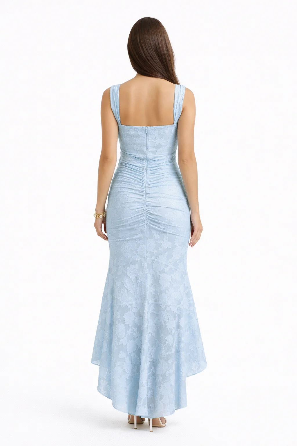 Aurelia - Vestido Maxi de Tirantes Drapeado