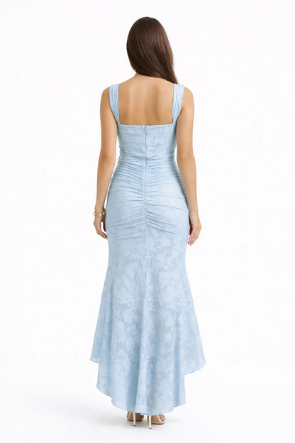 Aurelia - Vestido Maxi de Tirantes Drapeado