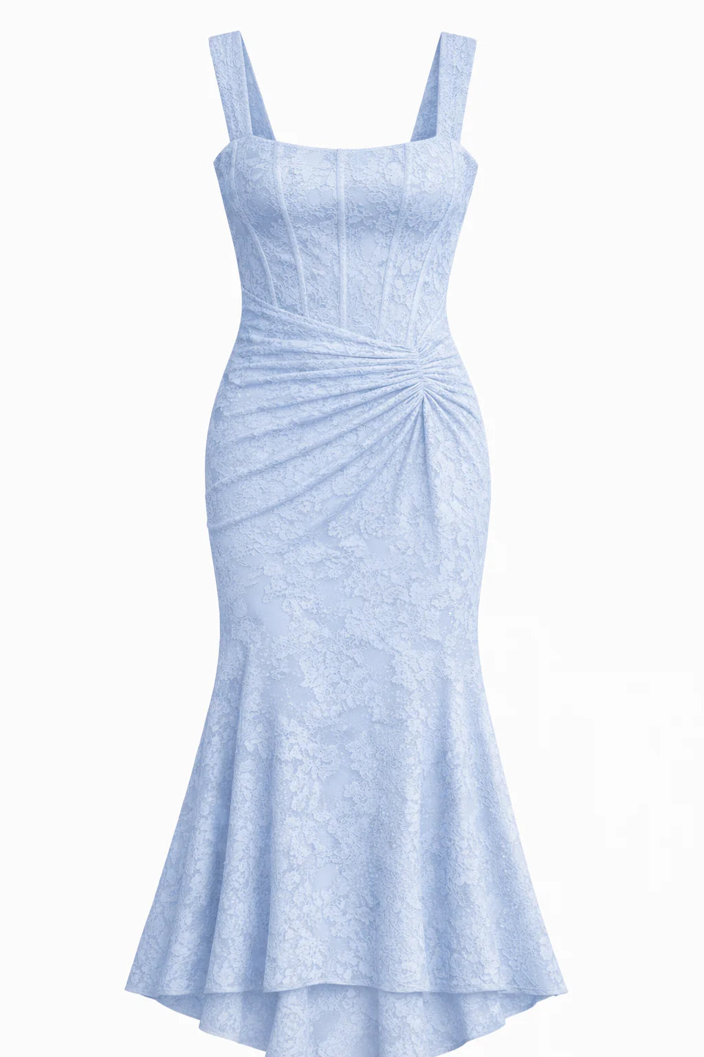 Aurelia - Vestido Maxi de Tirantes Drapeado