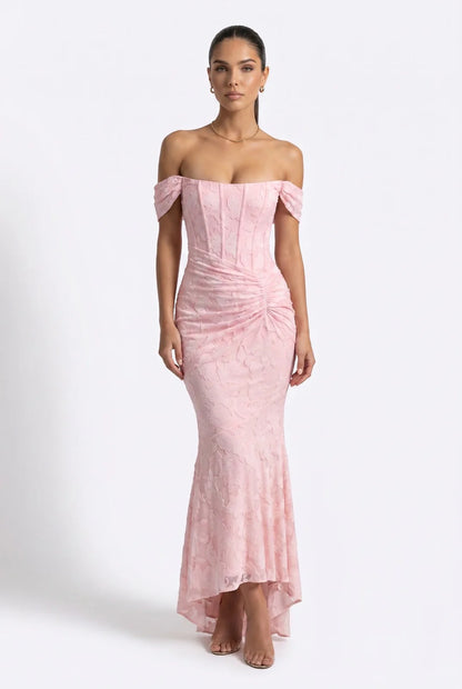 Aurelia - Vestido Maxi de Tirantes Drapeado