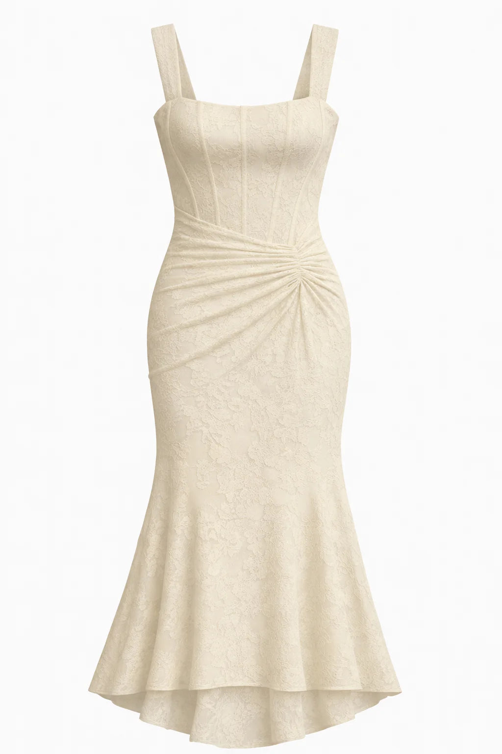 Aurelia - Vestido Maxi de Tirantes Drapeado