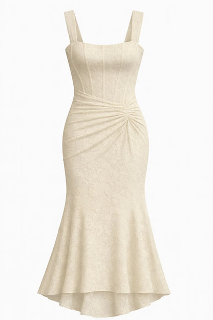 Aurelia - Vestido Maxi de Tirantes Drapeado