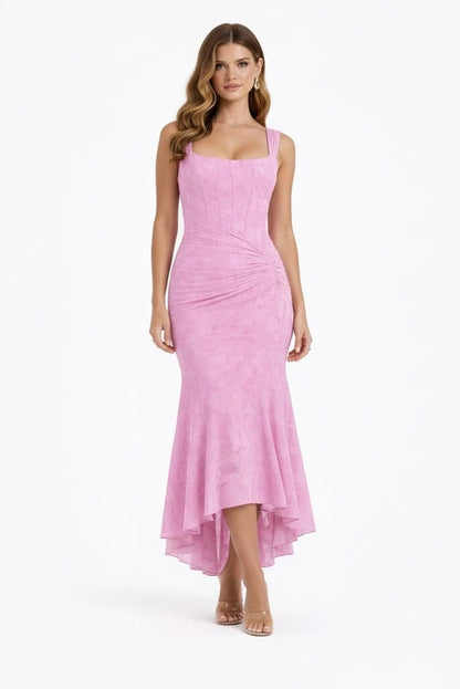 Aurelia - Vestido Maxi de Tirantes Drapeado
