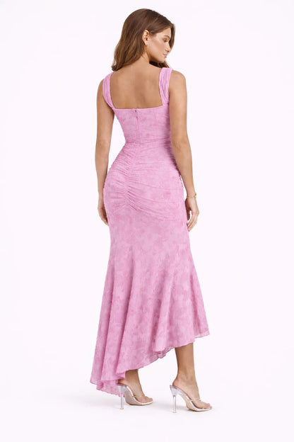 Aurelia - Vestido Maxi de Tirantes Drapeado