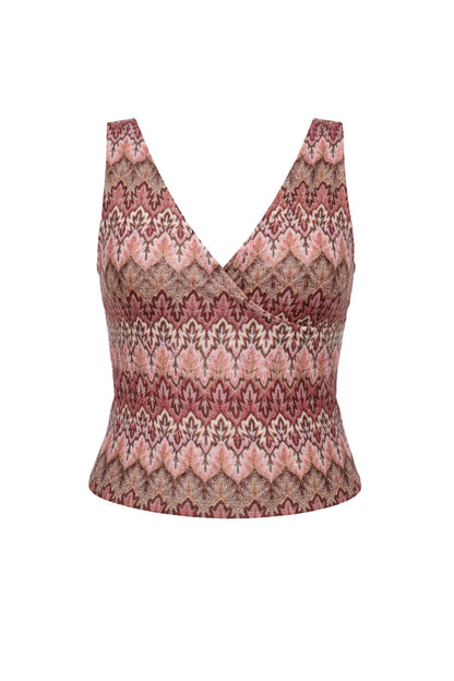 "Frida" Top Rosa