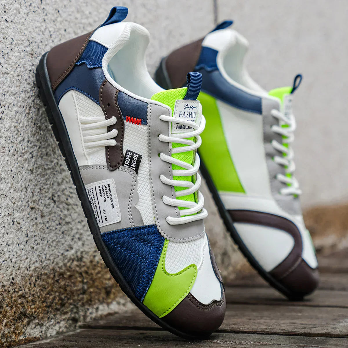 GIOVANNI | Zapatillas retro coloridas