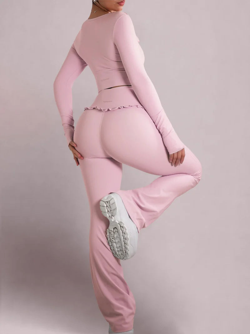Lara - Conjunto Fitness con Efecto Reloj de Arena