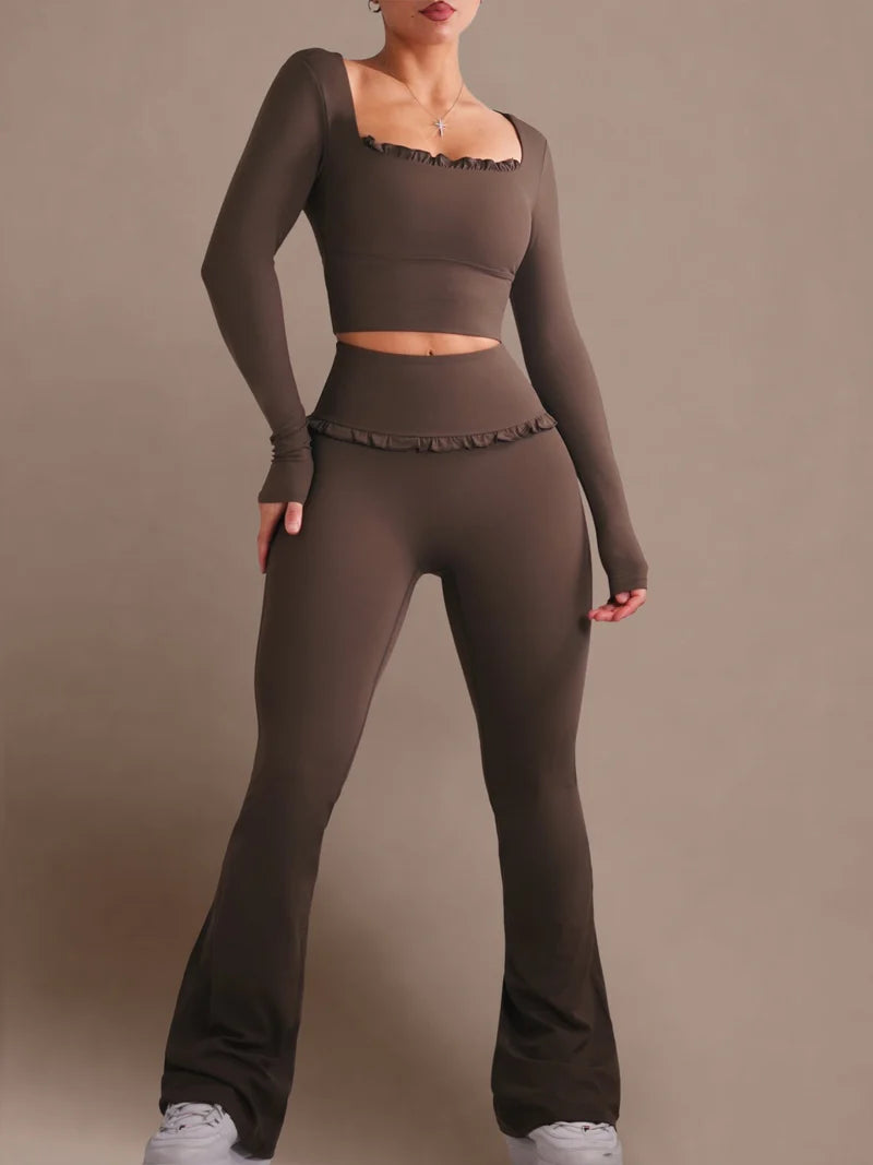 Lara - Conjunto Fitness con Efecto Reloj de Arena