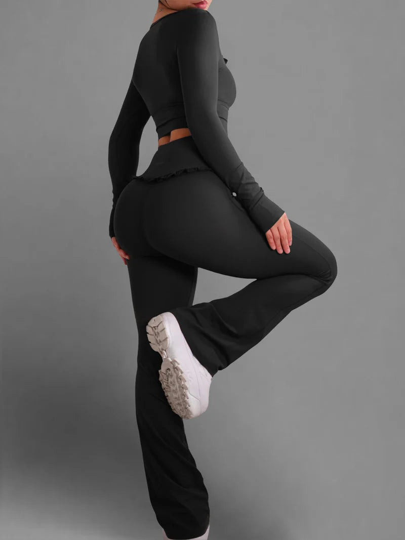 Lara - Conjunto Fitness con Efecto Reloj de Arena