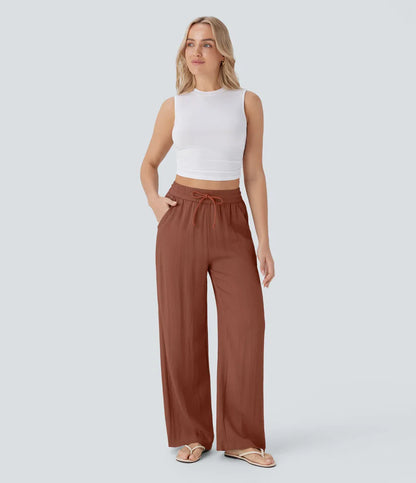 Martina - Pantalones Lino