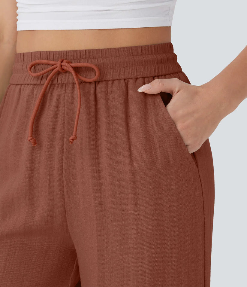 Martina - Pantalones Lino
