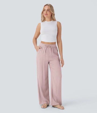 Martina - Pantalones Lino