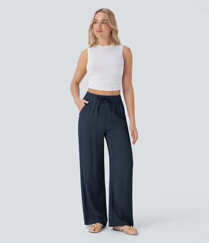 Martina - Pantalones Lino