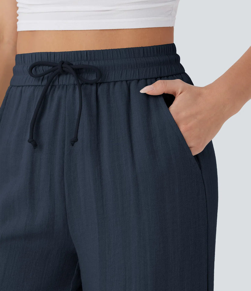 Martina - Pantalones Lino