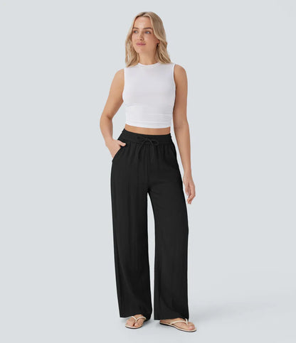 Martina - Pantalones Lino