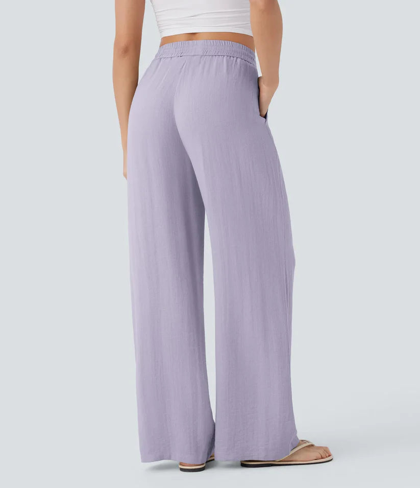 Martina - Pantalones Lino