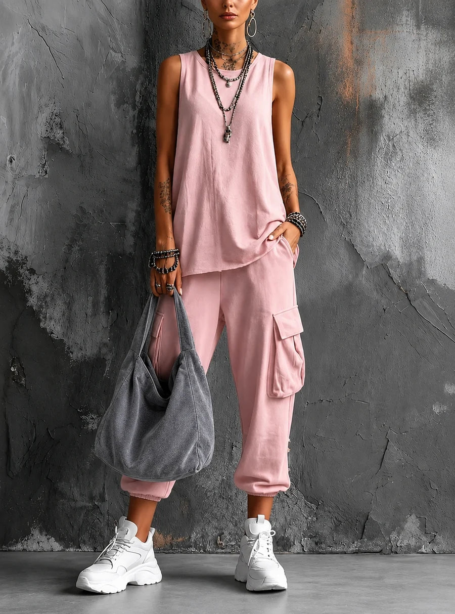 Noelia - Conjunto casual de confort urbano