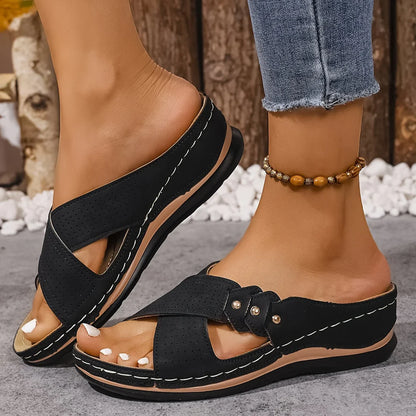 PATRICIA - Elegantes sandalias de cuña