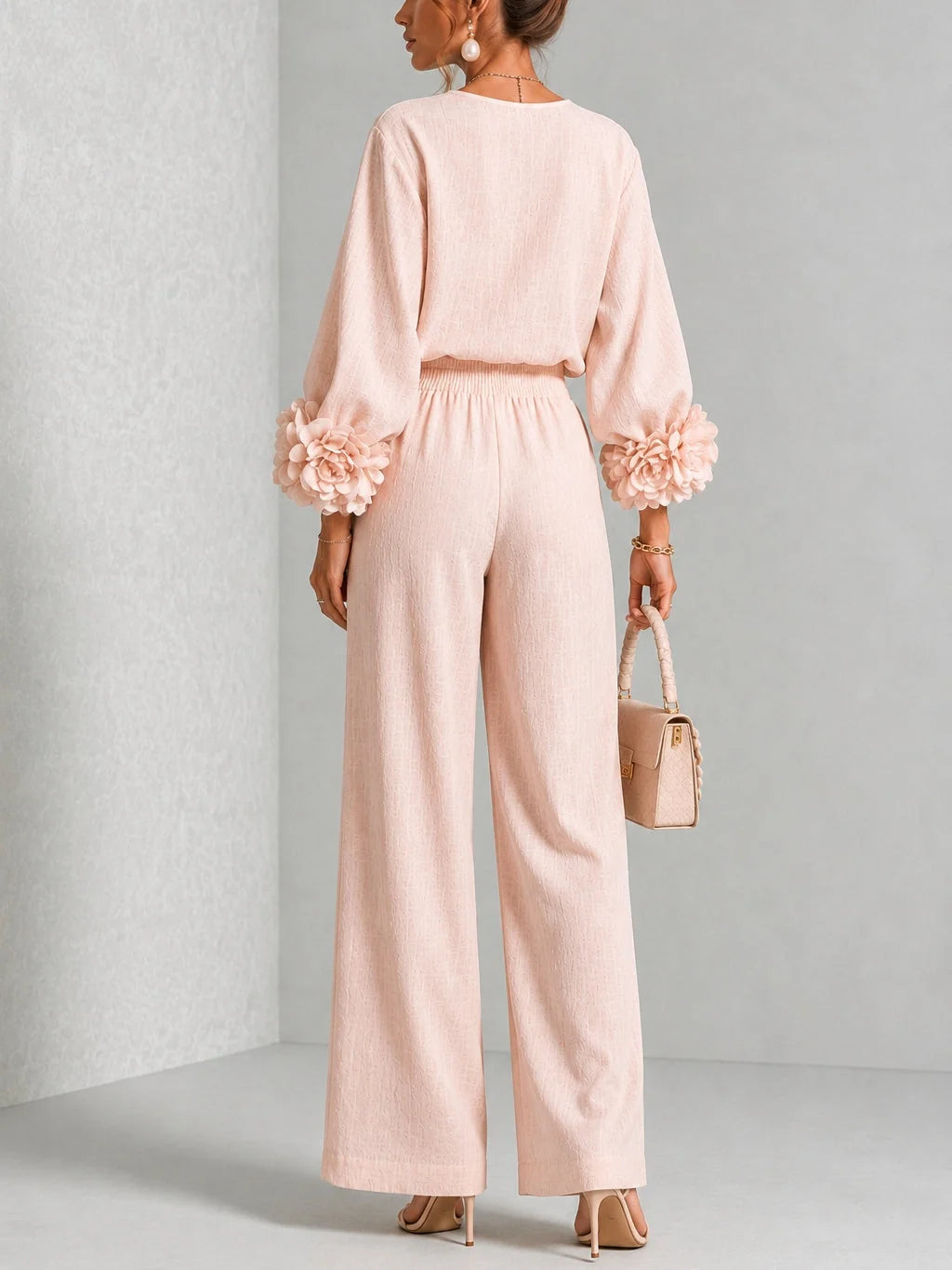 ROSALIA - CONJUNTO DE DOS PIEZAS CON PULSERA FLORAL