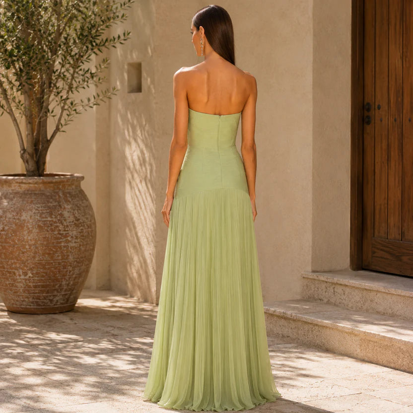 Vestido Almudena - Elegancia Sofisticada que Estiliza con Delicadeza