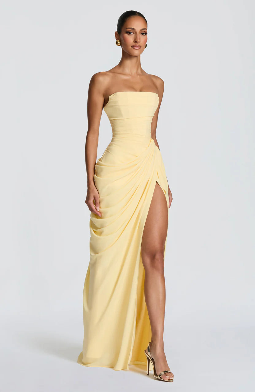 Lola - Vestido Maxi Strapless