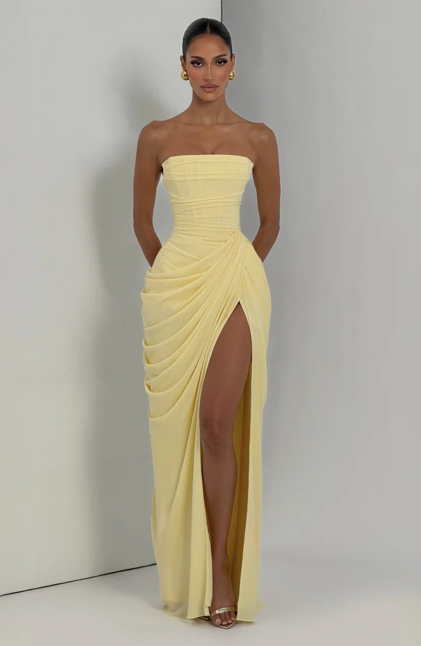 Lola - Vestido Maxi Strapless