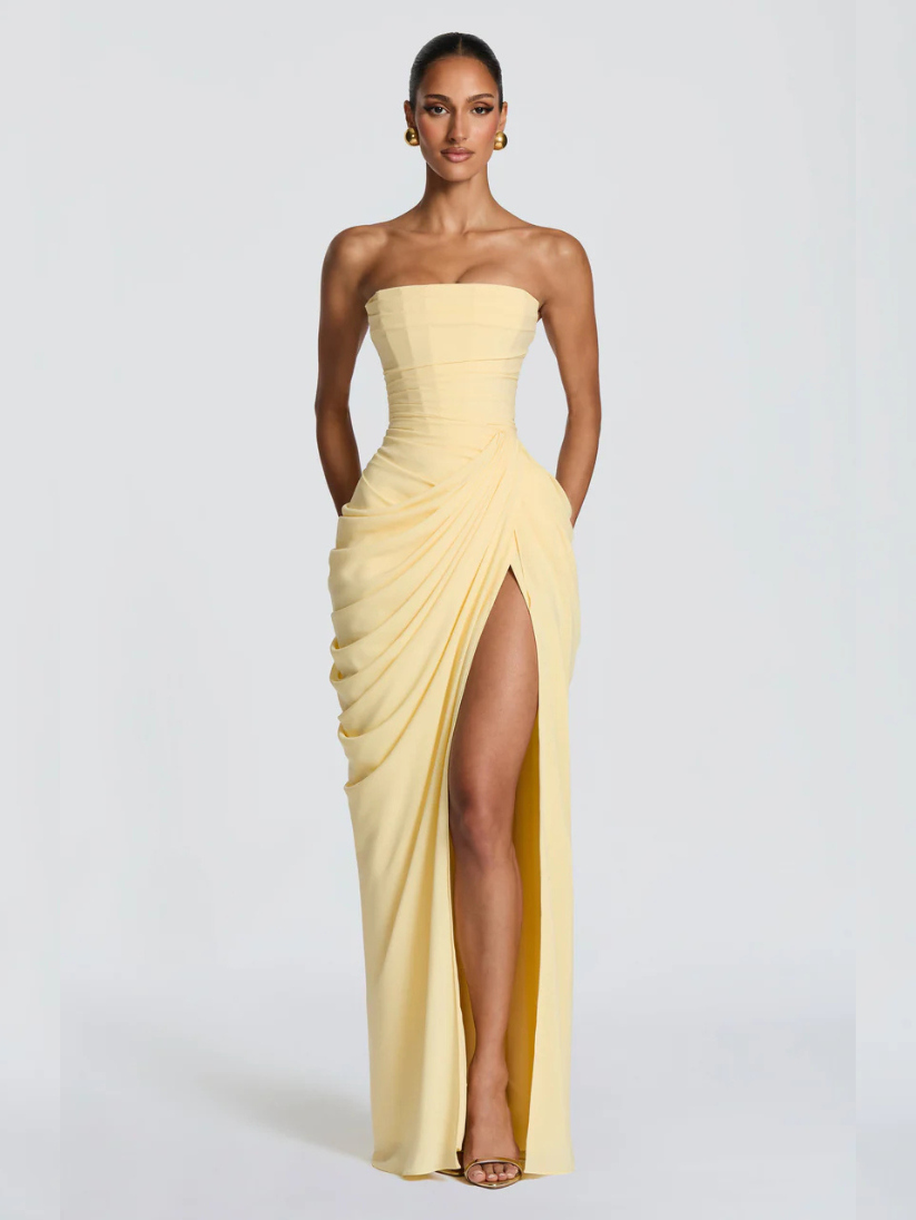 Lola - Vestido Maxi Strapless