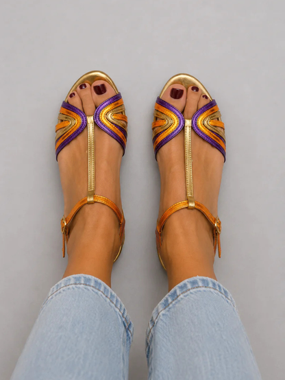 Viviana - Sandalias Color Mediterráneo