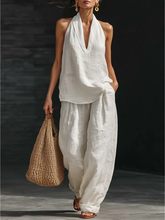 Conjunto sin mangas Zoë™ con pantalón de pierna ancha